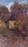 Clara Southern Landscape with cottage oil painting